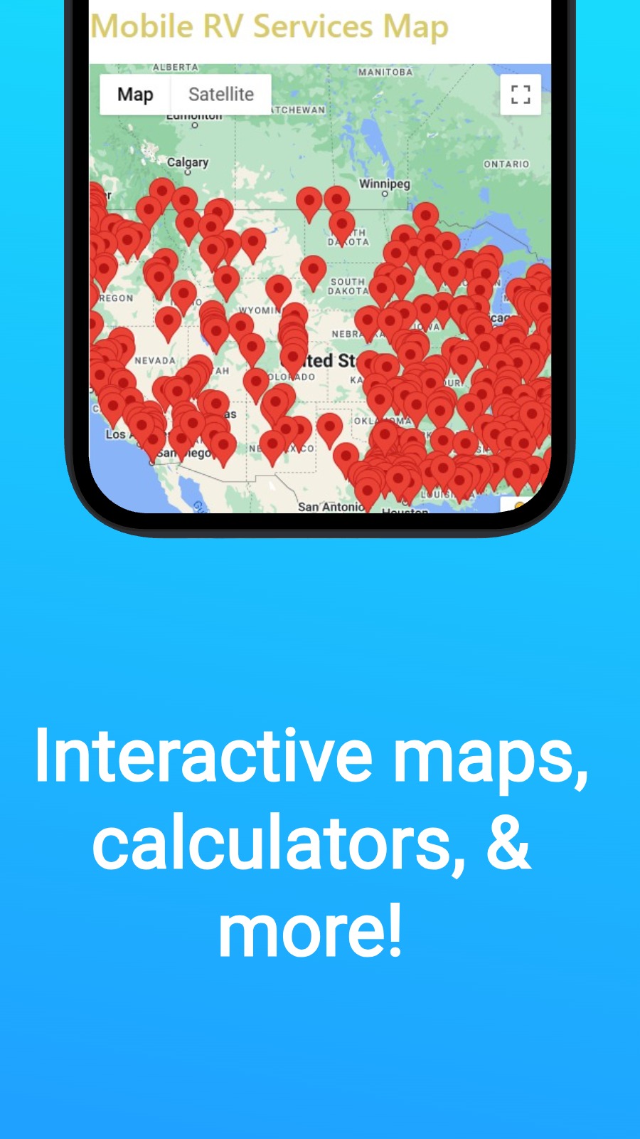 CamperFAQs app screenshot 2