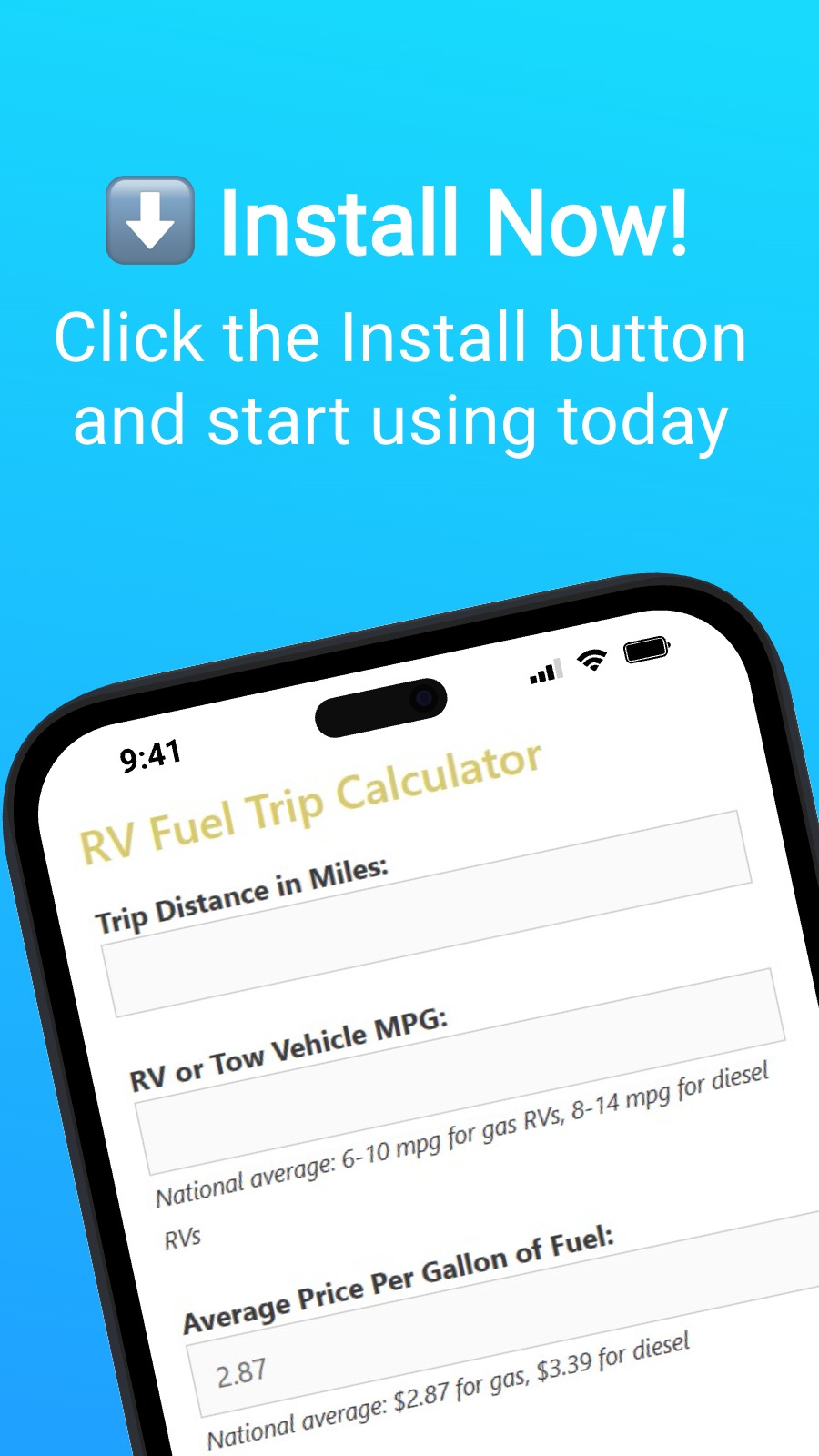 CamperFAQs app screenshot 4