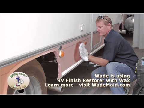 Restoring Faded RV Fiberglass Finish By Hand