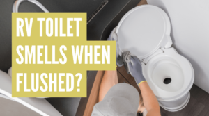 RV toilet smells when flushed