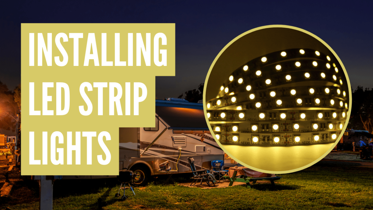 How to Install Led Strip Lights on an RV Awning