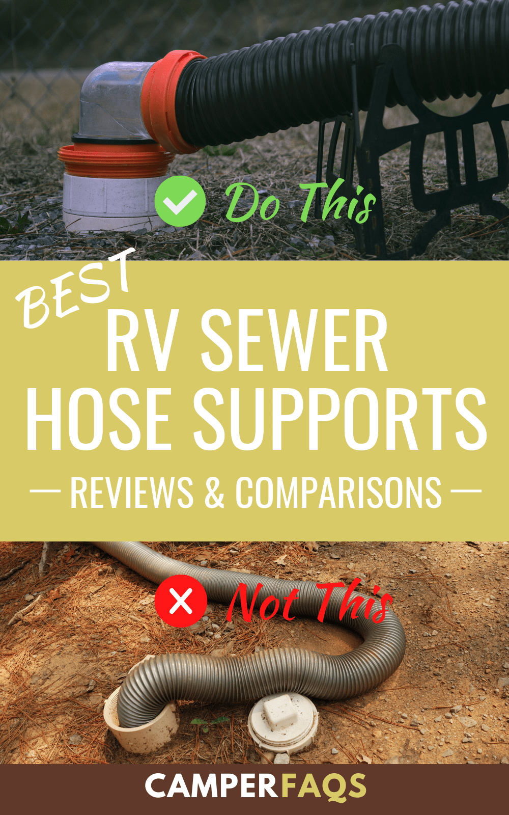 5 Best RV Sewer Hose Support Holders (Reviews & Comparisons)