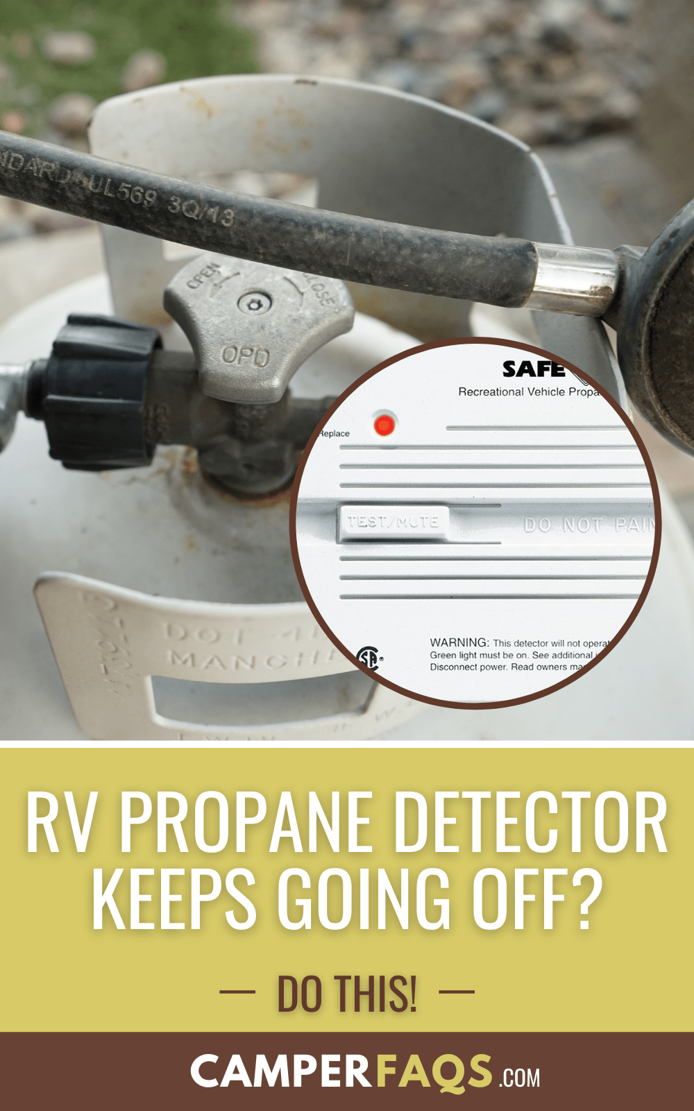 RV Propane Detector Keeps Going off? Do This!