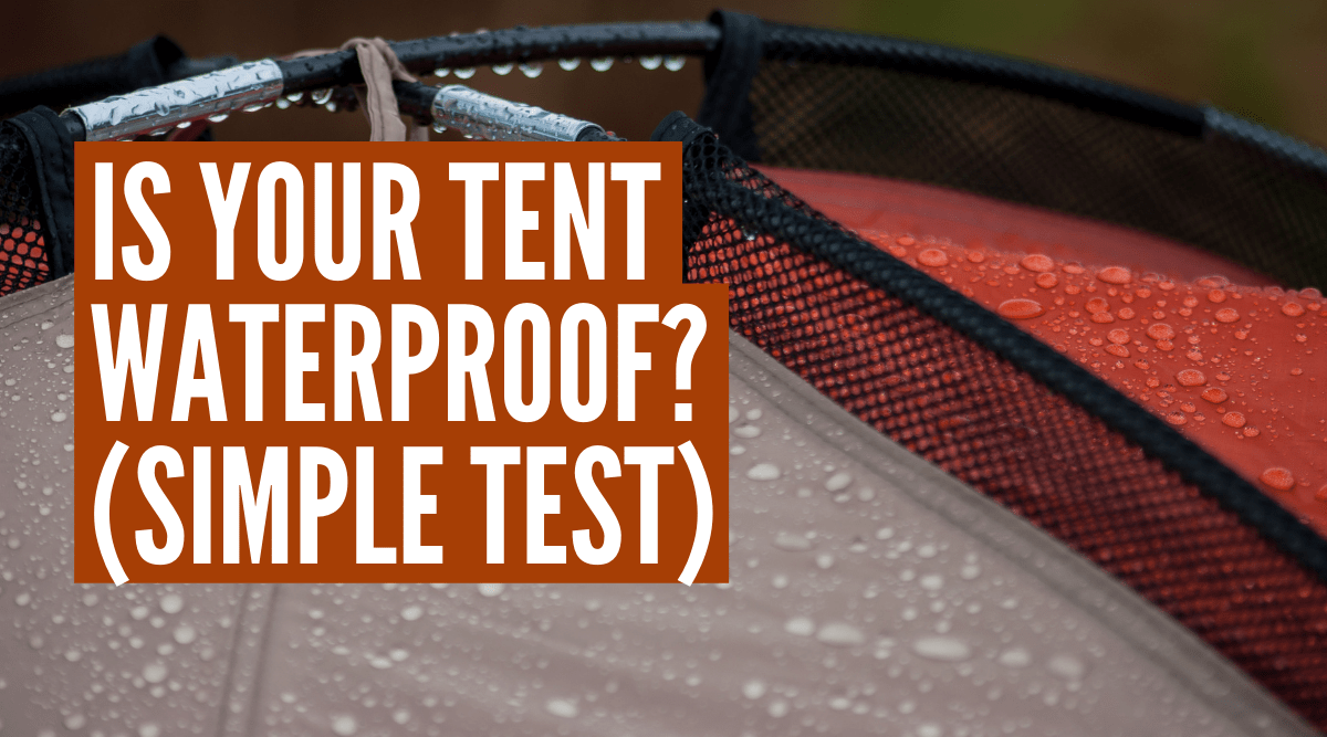 how do you know if a tent is waterproof