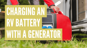 How to charge RV battery with generator