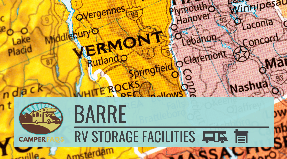 RV storage facilities in Barre