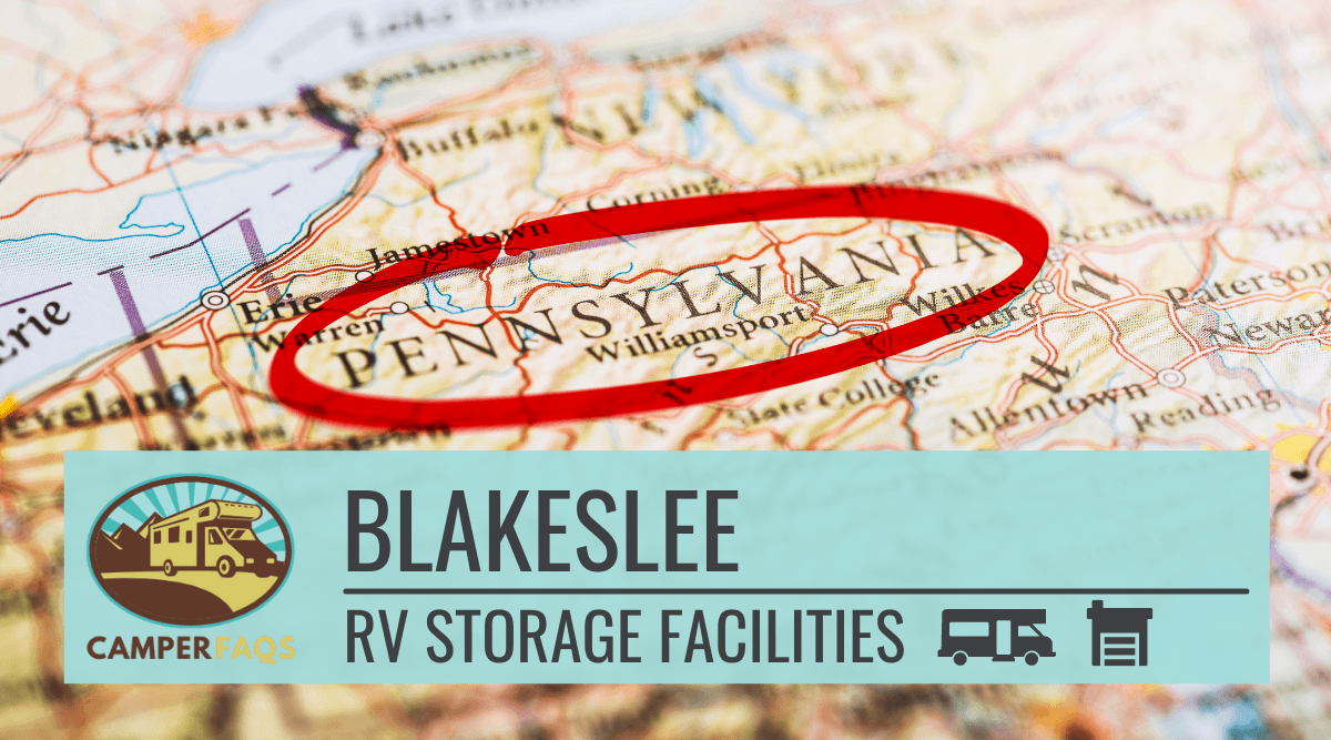 RV storage facilities in Blakeslee