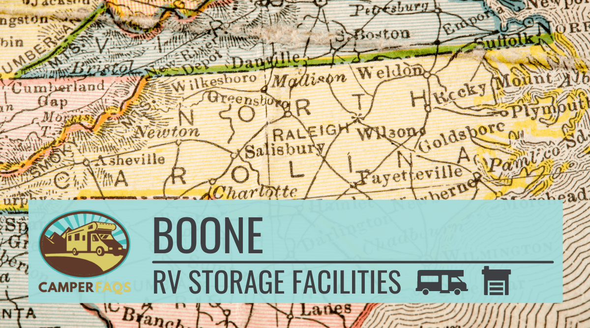 RV storage facilities in Boone