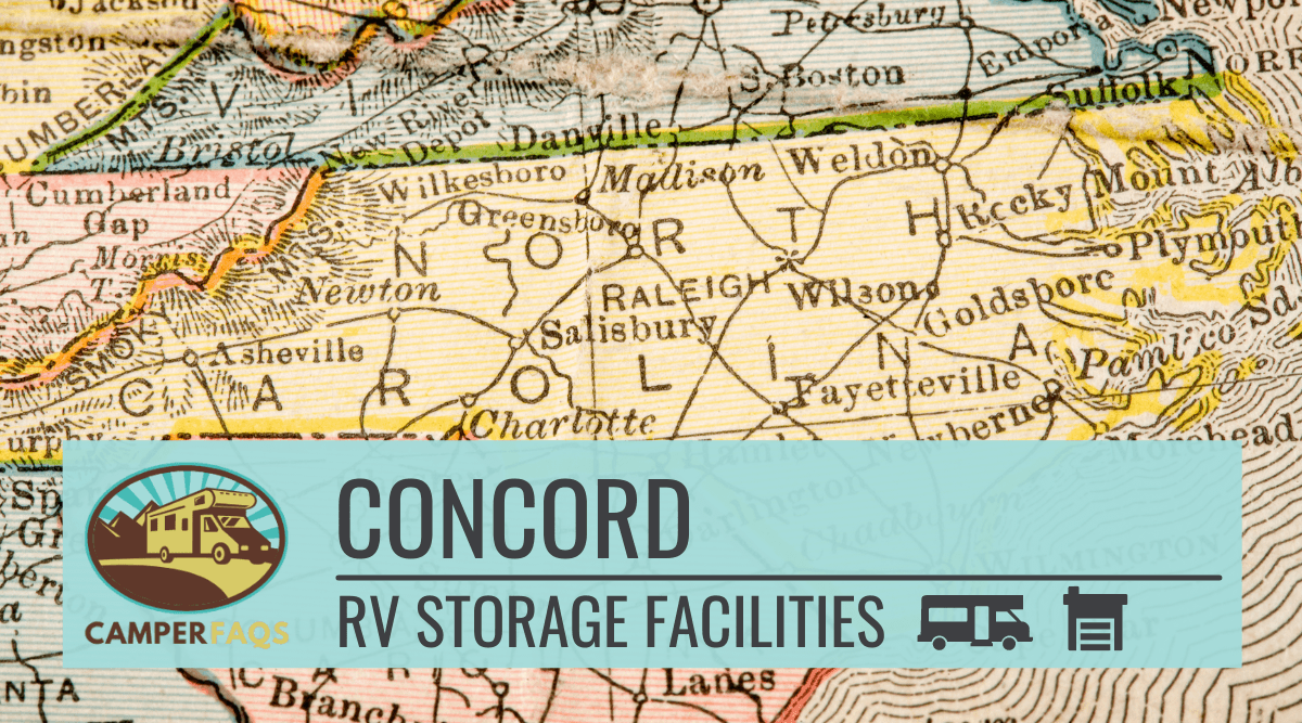RV storage facilities in Concord