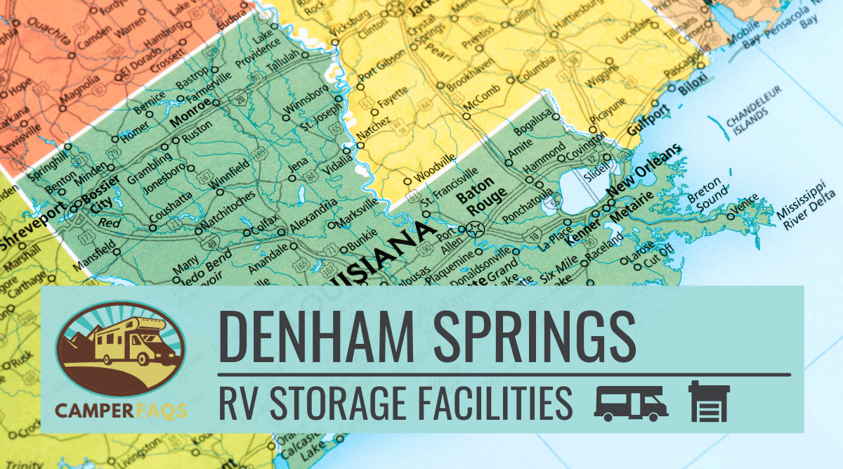 RV Storage in Denham Springs, Louisiana