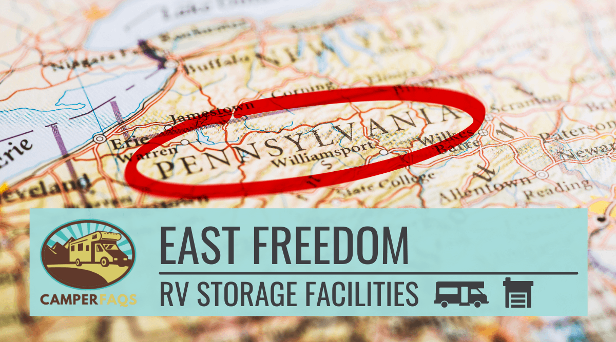 RV storage facilities in East Freedom