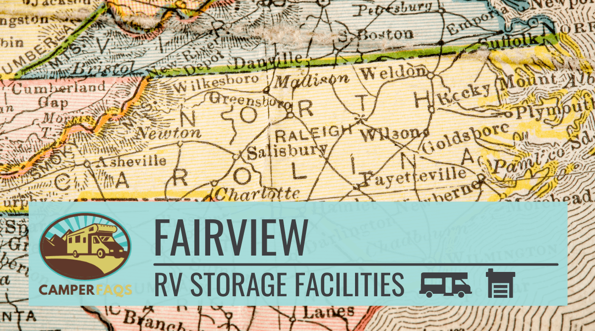 RV storage facilities in Fairview