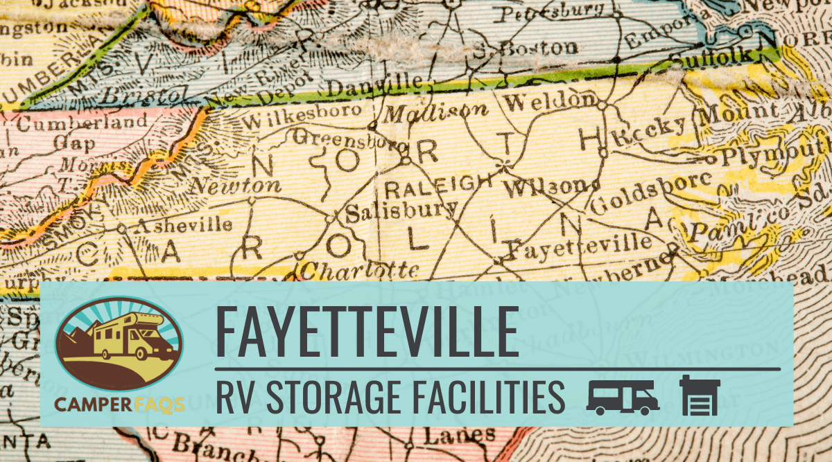RV storage facilities in Fayetteville