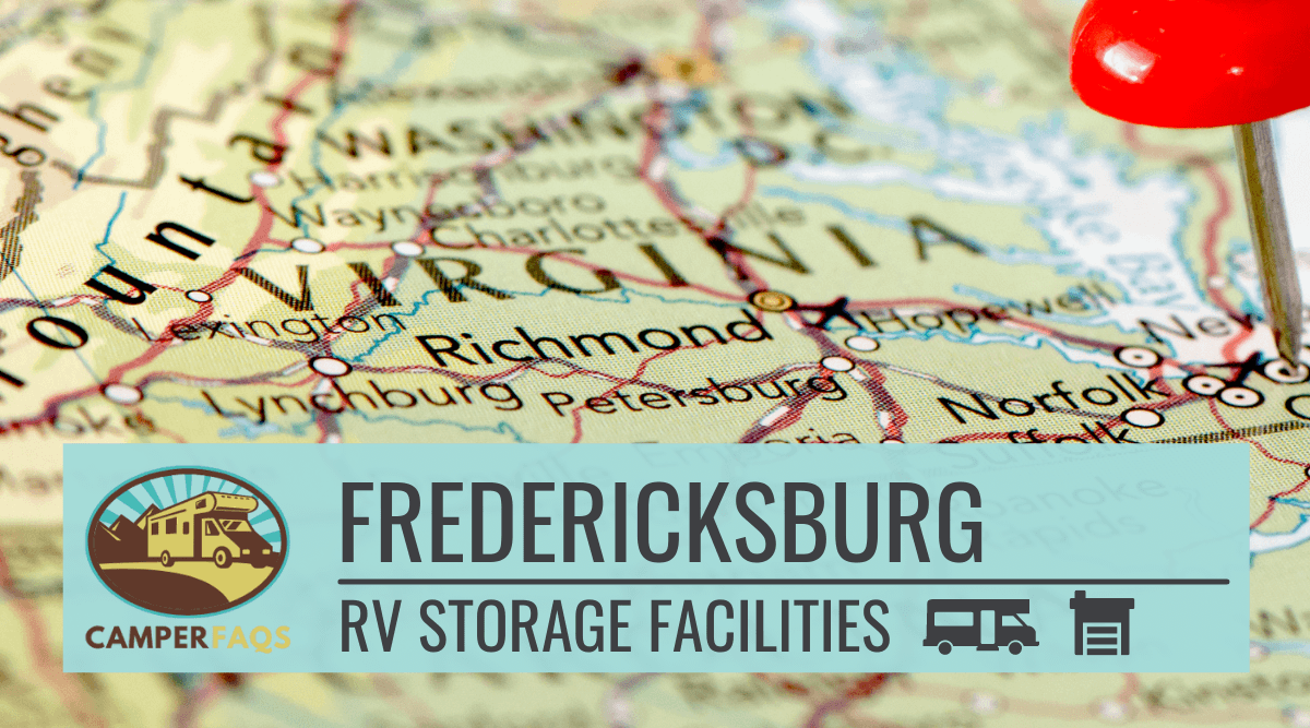 RV storage facilities in Fredericksburg