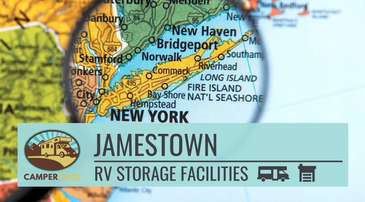 RV storage facilities in Jamestown