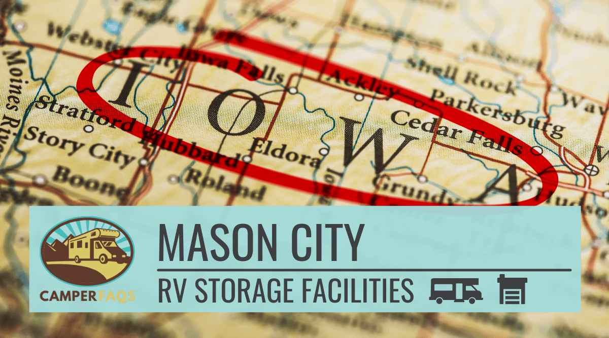 RV storage facilities in Mason City