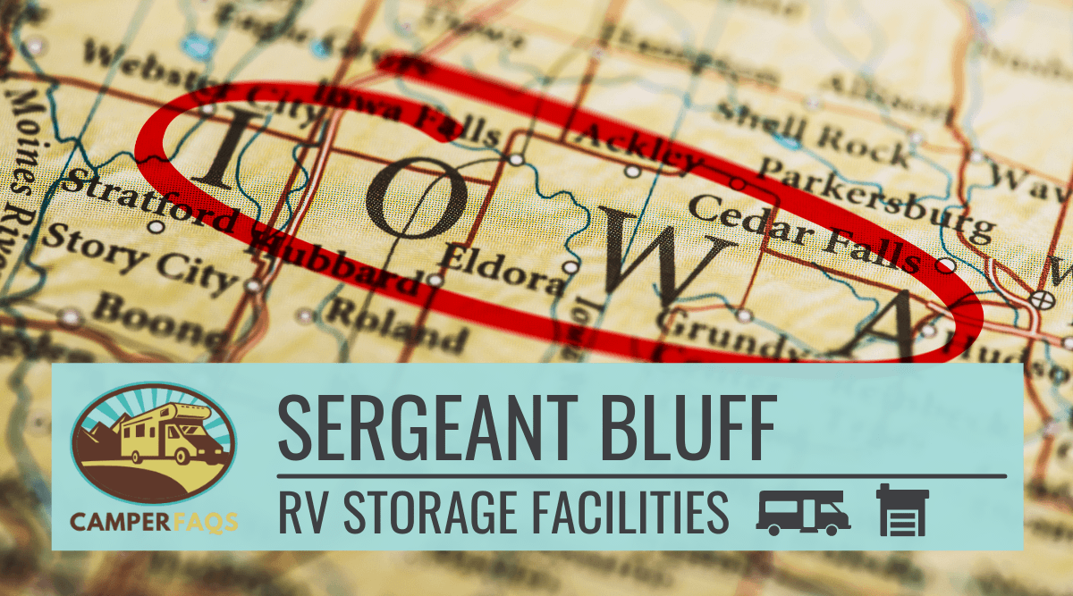 RV storage facilities in Sergeant Bluff
