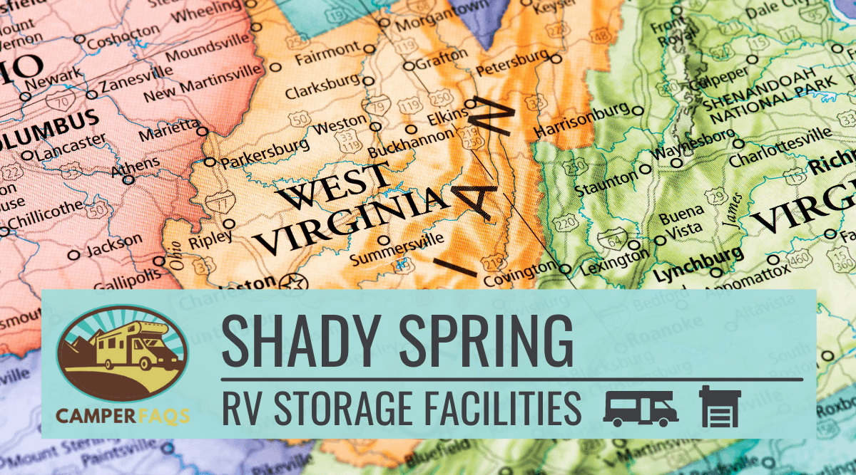RV storage facilities in Shady Spring