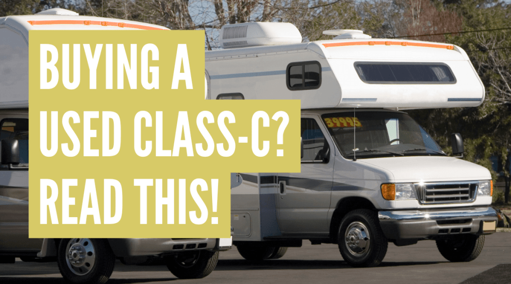 What to Look for When Buying a Used ClassC RV (Checklist & Tips)