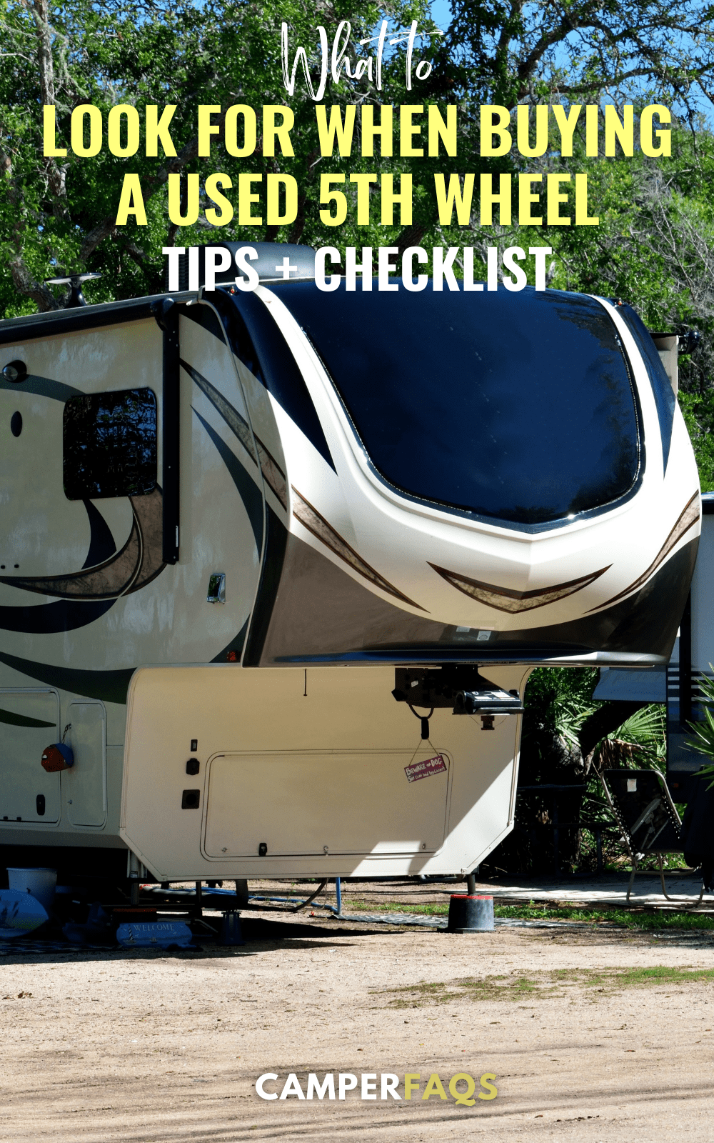 What to Look for When Buying a Used 5th Wheel (Checklist)