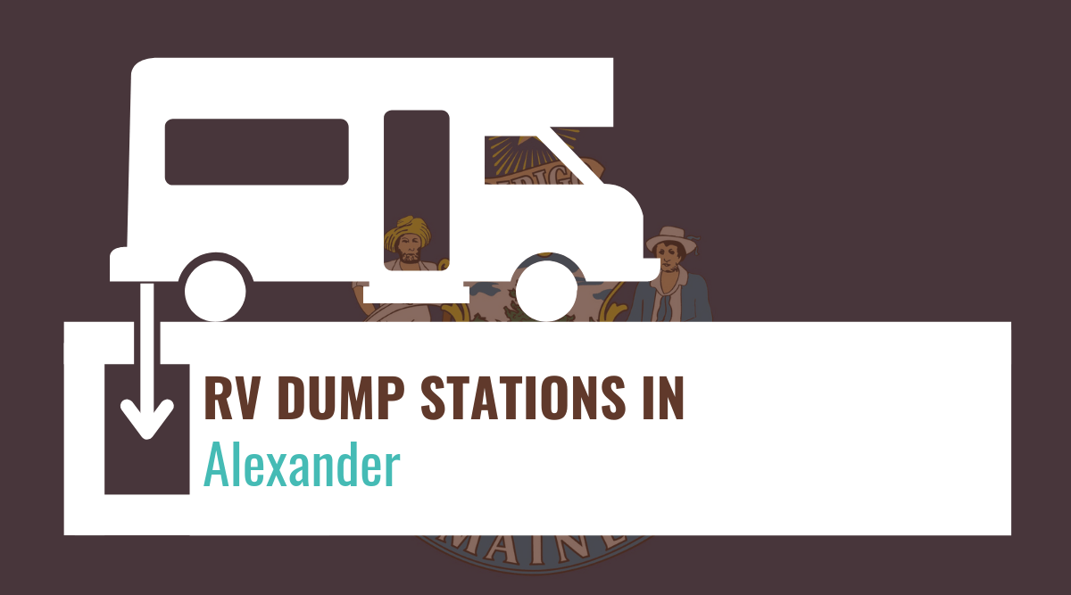 RV dump stations in Alexander