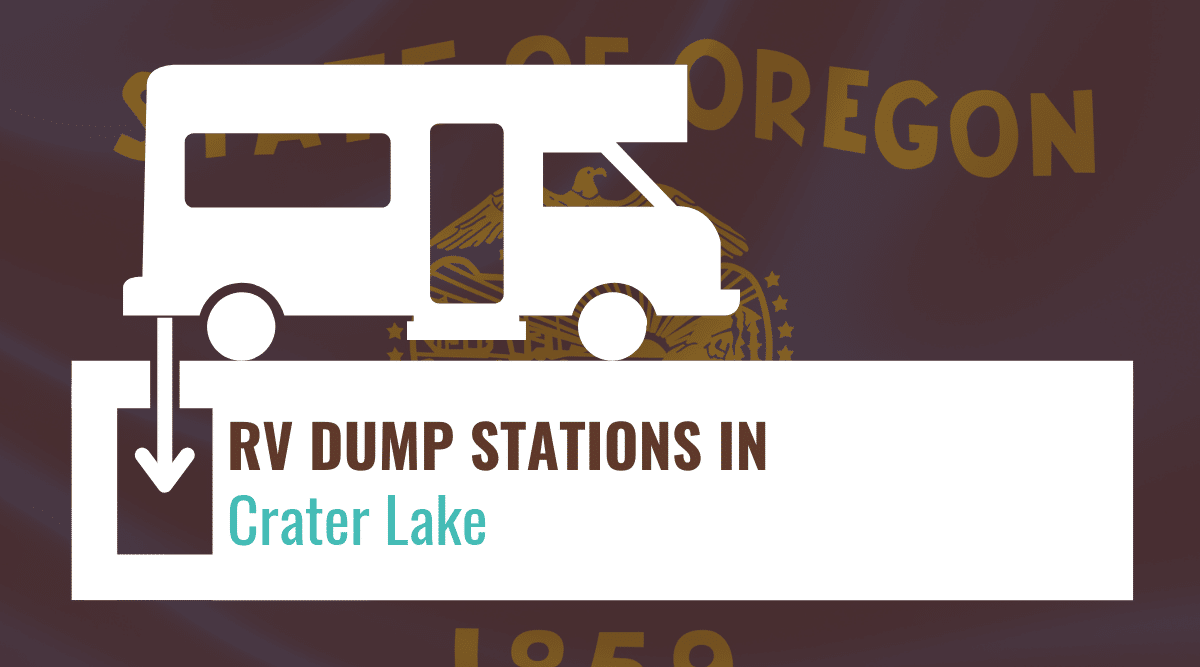 RV dump stations in Crater Lake
