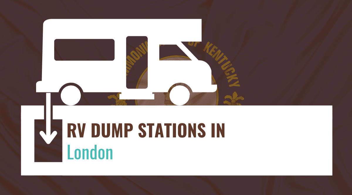 RV dump stations in London