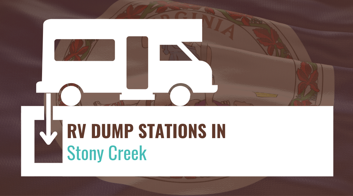 RV dump stations in Stony Creek
