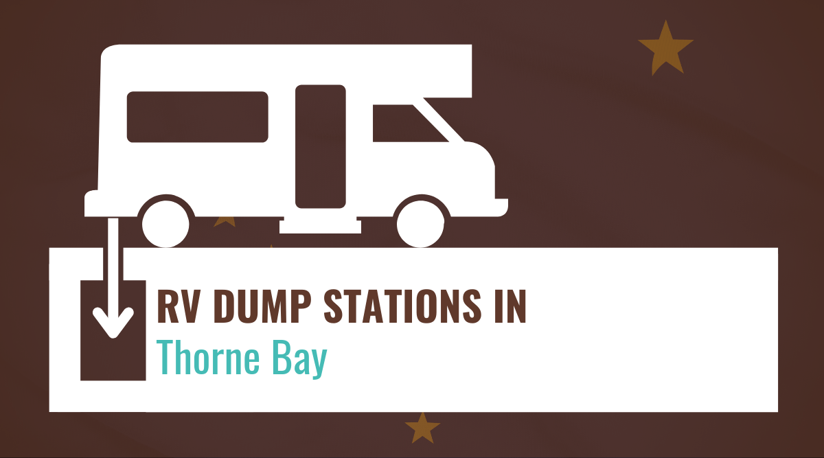 RV dump stations in Thorne Bay