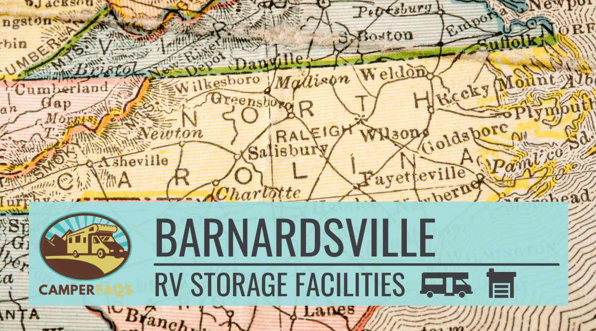 RV storage in Barnardsville, North Carolina