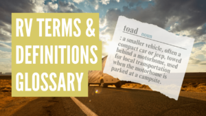 rv terms and definitions
