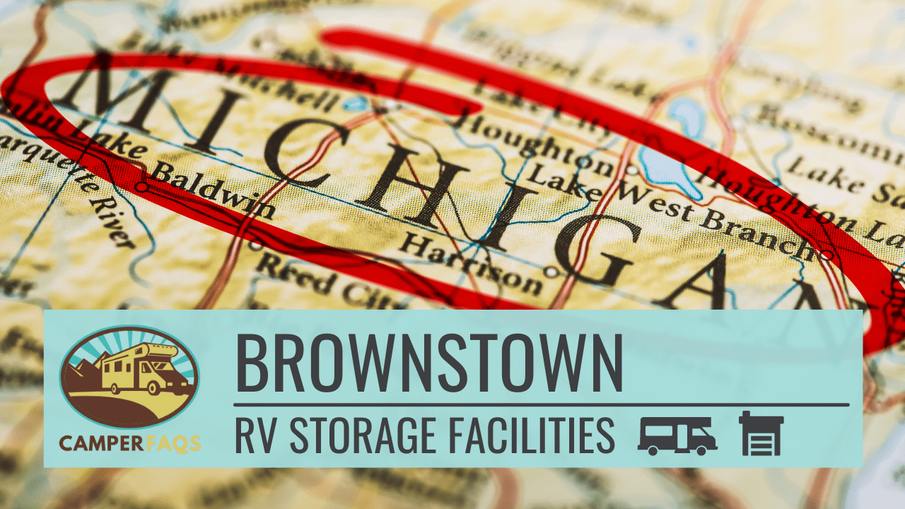 RV storage facilities in Brownstown