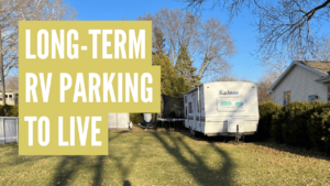 where can i park my rv to live