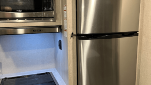 RV fridge door lock