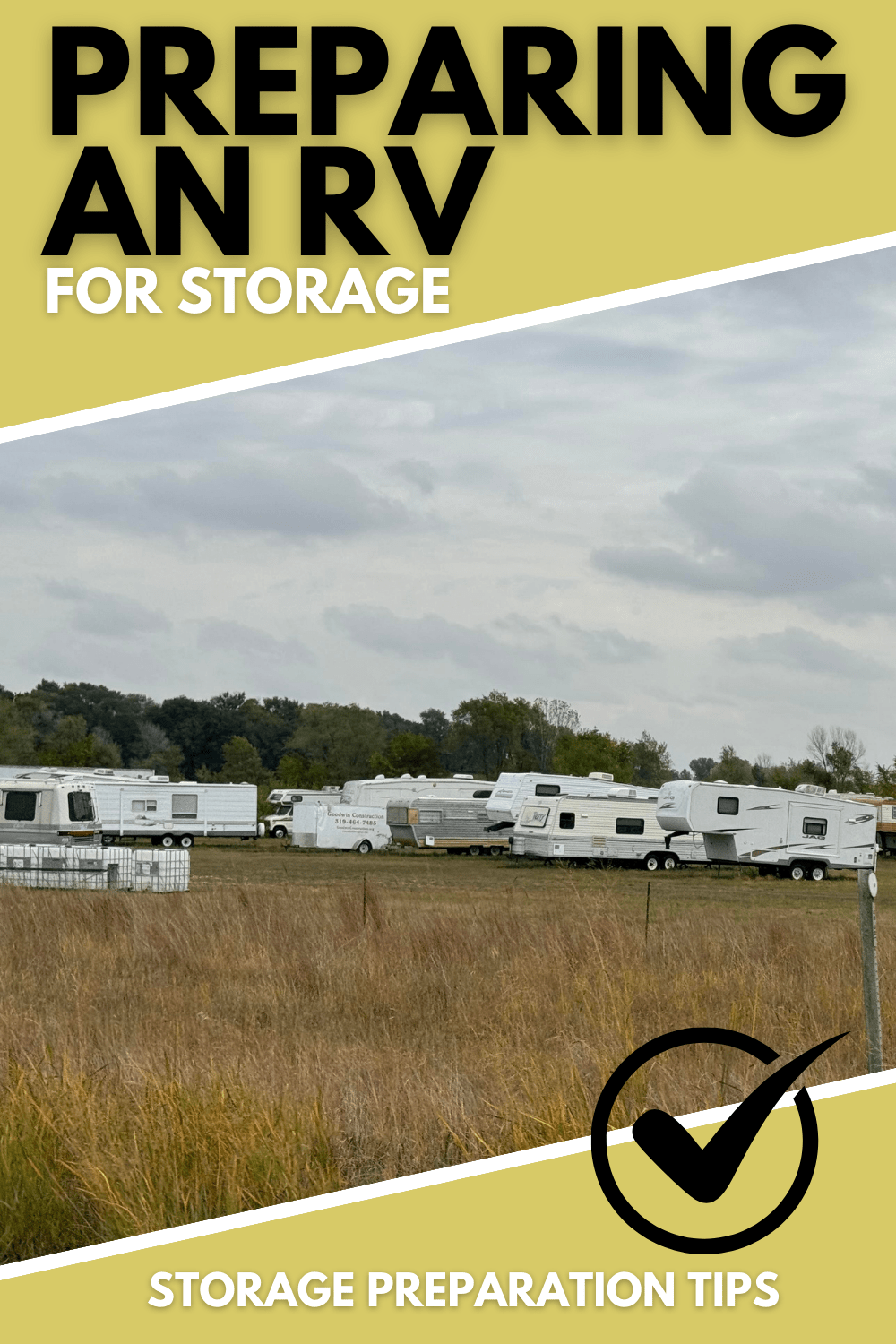 How to Prepare Your RV for Winter Storage