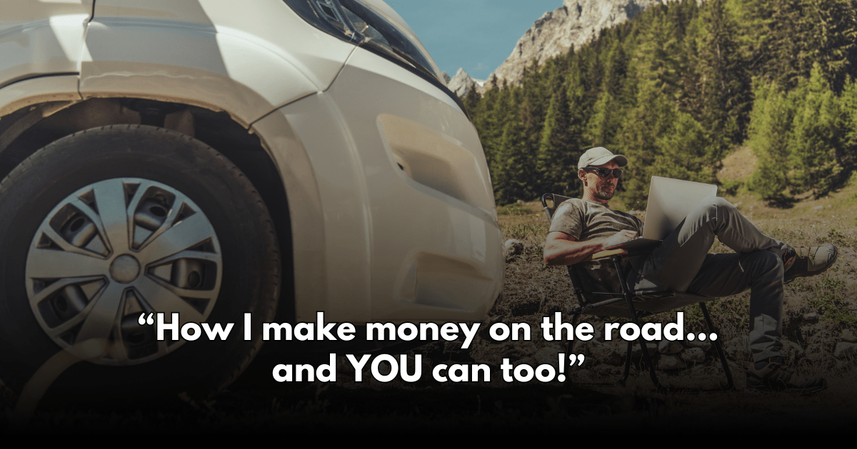 Man working remotely on his laptop