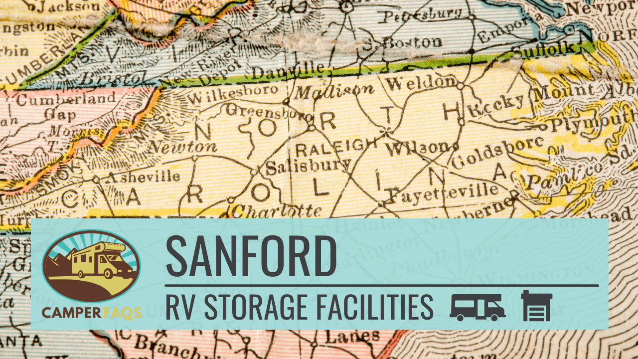 RV storage in Sanford, NC