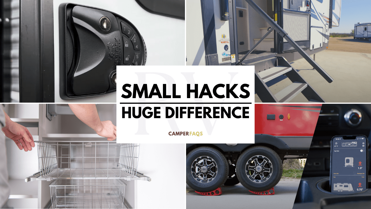 Small RV Camping Hacks