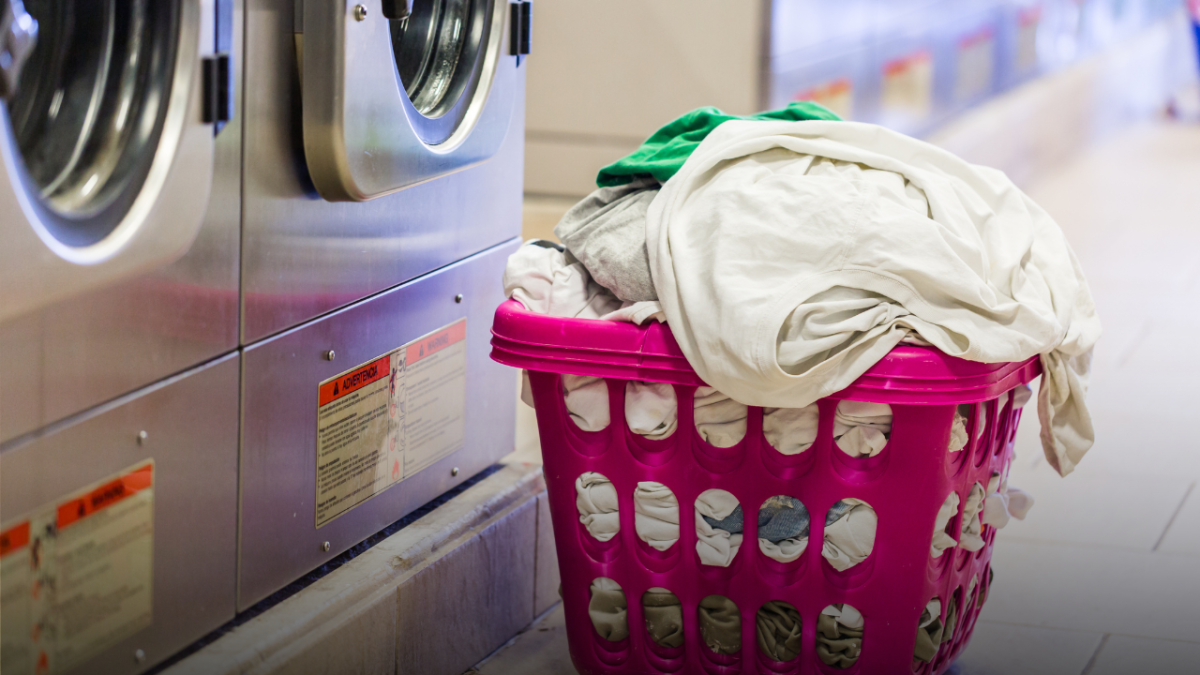 A laundromat