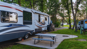 RV at the campground