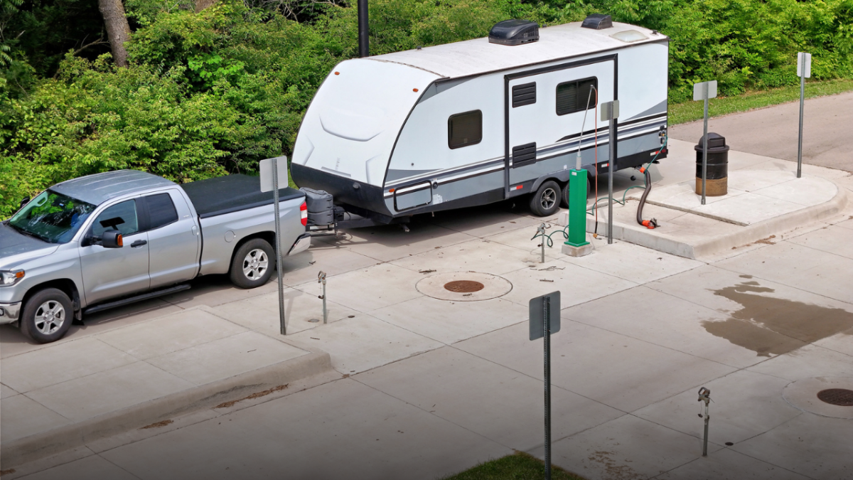 RV dump station