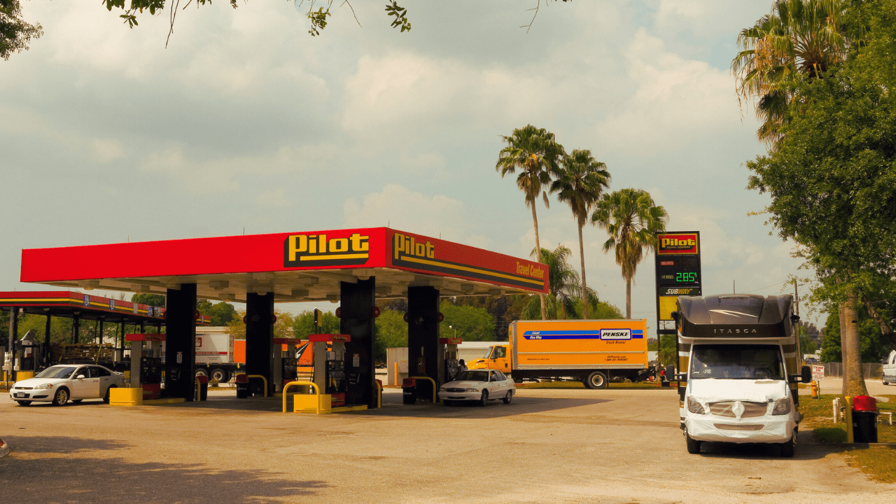 A Pilot gas station in Florida