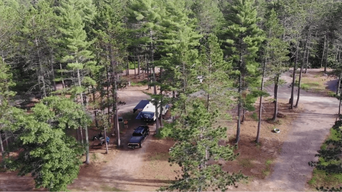 A huge RV campsite at Nature RV Resort