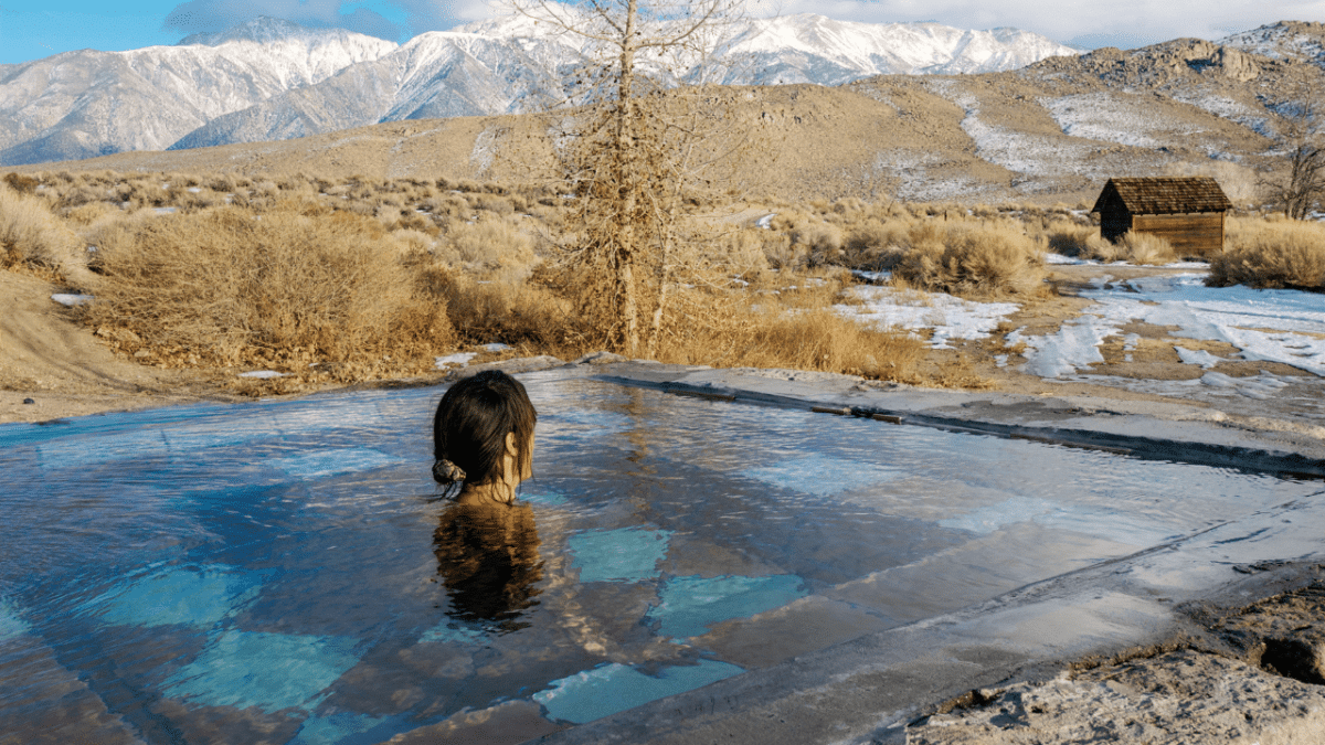 Private Hot Spring Tub at Inn at Benton Hot Springs