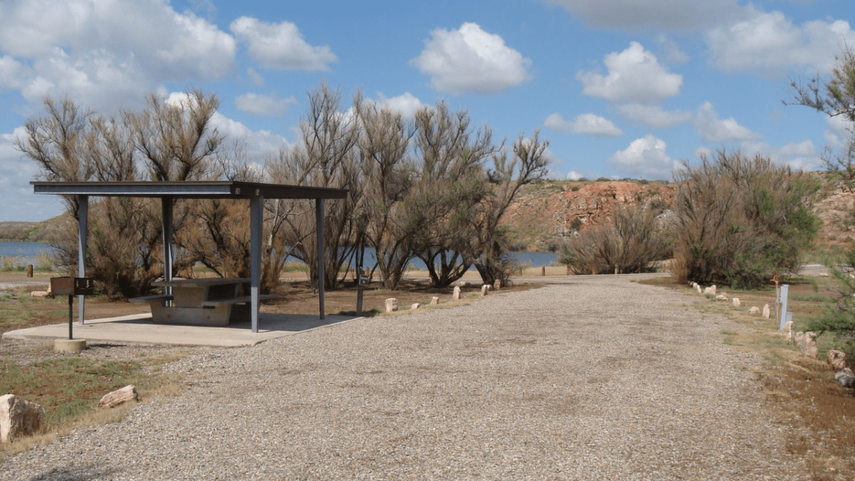 Featured Photo Site 27 at Bottomless Lakes via newmexicostateparks.reserveamerica.com