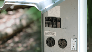 Outdoor Electrical receptical for RV