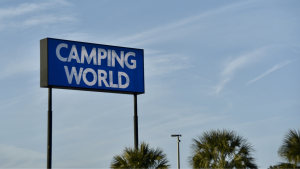 A Camping World sign
