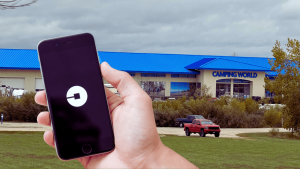 Camping World and Uber partner