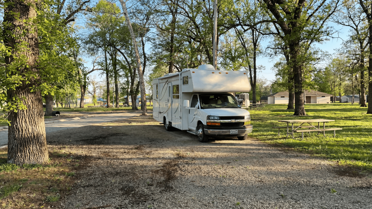 Free RV camping at Marysville, Kansas