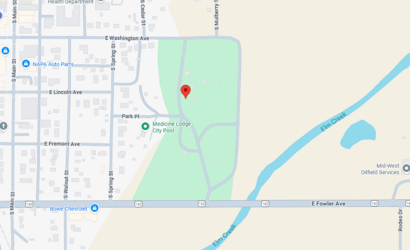 Medicine Lodge City Park map